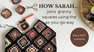 It Is A Sarah | (EN) How Sarah joins granny squares as-you-go