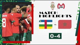 Hight Lights | Central African Republic vs Morocco in Africa Cup of Nations Qualifiers