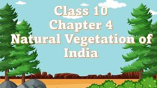 Class 10 | Chapter 4 : Natural Vegetation of India