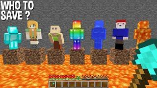 WHO to SAVE DIAMOND MAN or GIRL or HAMOOD or WATER MAN or GHOMED or RAINBOW MAN or LAVA MAN ???