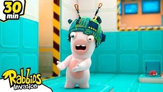 Rabbids Science| RABBIDS INVASION | 30 Min New compilation | Cartoon for kids