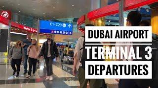 Dubai Terminal 3 Departures |Full Travel VLOG |Dubai Airport 4K Video |Dubai Duty Free walking tour