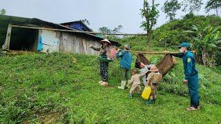 A kind girl introduced a new place for a father and his three children to live.