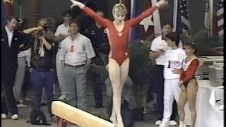 [HDp60] Olesia Dudnik (URS) Balance Beam 1989 International Mixed Pairs