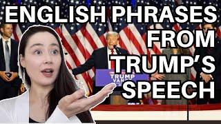 TRUMP WINS US ELECTION | advanced english phrases