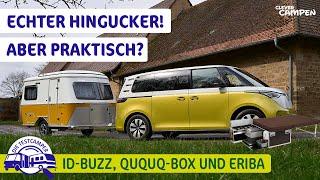 ID Buzz mit QUQUQ-Box und Eriba Touring 310 - Ist das praxistauglich? - Test - Clever Campen