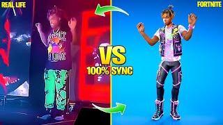 FORTNITE DANCES IN REAL LIFE (Juice WRLD, Lucid Dreams, Rap Monster, Tiktok and Icon Series Dances)