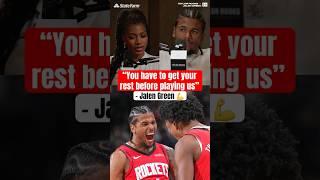 Jalen Green said this in January 