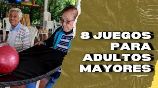 8 juegos RECREATIVOS para ADULTOS MAYORES