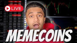 FINDING 100X MEME COINS LIVE!! BUY THESE MEMECOINS NOW!