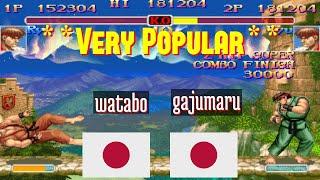 @ssf2xjr1: watabo (JP) vs gajumaru (JP) [Super Street Fighter II X GMC ssf2x ssf2 Fightcade] Jun 10