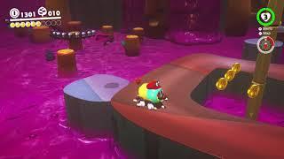 Super Mario Odyssey - Lost Kingdom Moon #16: Peeking Out from Under the Bridge Moon 