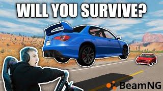 WILL YOU SURVIVE!? Worst car Crashes in BeamNG! | BeamNG