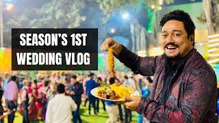 Season’s 1st Wedding Vlog | Kebabs, Seafood, Mughlai at a Bengali Wedding in PC Gardens Kolkata