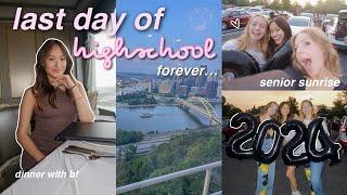 MY LAST DAY OF HIGHSCHOOL | senior year vlog + GRWM