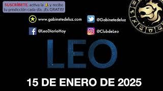 Horóscopo Diario - Leo - 15 de Enero de 2025.