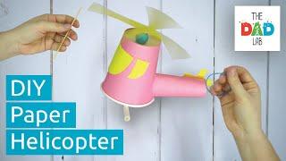 How to Make Helicopter Craft | Simple Kids Crafts