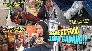 STREETFOOD DI DEPAN JAM GADANG BUKIT TINGGI !! BANYAK TRAGEDINYA GUYS 