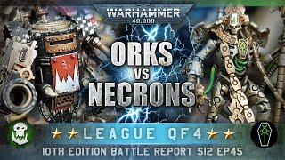 Necrons vs Orks Warhammer 40K Battle Report 10th Edition 2000pts