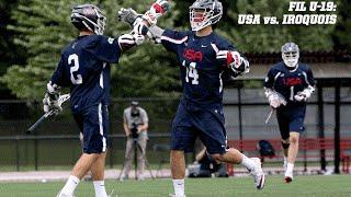 U-19 Game Highlights - USA vs. Iroquois - Pool Play