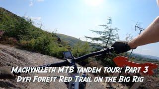 Machynlleth MTB tandem tour: Climach-X loop at Dyfi Forest