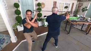 GolfForever Training System w 1-Yr App Membership, Bag & Swing Trainer on QVC