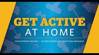 Get Active at Home - Virtual Pilates Class - May 4, 2020