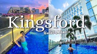 KINGSFORD HOTEL MANILA Staycation | Food . Pool . Gym and more | Hotel Room tour