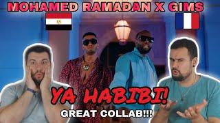 REACTION to ARAB+FRENCH Music: Mohamed Ramadan & Gims - YA HABIBI محمد رمضان و ميتري جيمس - يا حبيبي