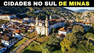 10 Cidades PACATAS e CHARMOSAS No Sul de MINAS GERAIS!