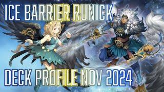 YUGIOH Ice Barrier Runick Deck Profile NOV 2024