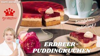 Erdbeer-Puddingkuchen #Silkeswelt