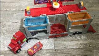 Disney Cars Color Changers Mobile Paint Shop Mack Playset Review