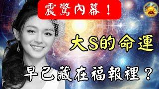 大S驟逝真相？高僧點醒：透支福報，我們絕不能再忽視這命運警鐘！【宸辰的分享天地】