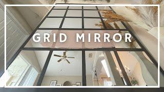 DIY GRID MIRROR: Unleashing Creativity with Affordable Materials