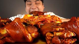 족발은 역시 뜯어먹는맛! 통족발 먹방~!! 리얼사운드 ASMR social eating Mukbang(Eating Show)