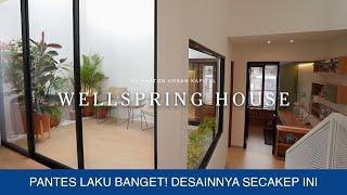 Kok bisa kepikiran‼️ Lahan 6x12 aja jadinya bisa sebagus ini | WELLSPRING HOUSE