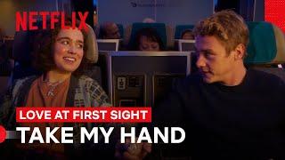 Haley Lu Richardson and Ben Hardy Hold Hands at Takeoff | Love at First Sight | Netflix Philippines