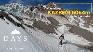 Trying to summit the 5th highest mountain in Europe, during winter, in Georgia - Kazbegi 5054m