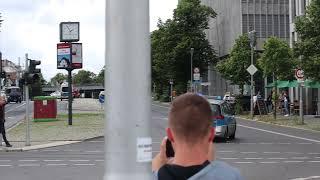 Polizeiwagen auf Einsatzfahrt (EWA-26-02) der Polizei Berlin