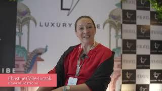 Christine Galle Luczak, Owner, CEO Heavens Portfolio sharing her experience of Luxury Tribe