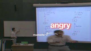 Guy with a mustache shouts about organic chemistry for 12 minutes and 28 seconds