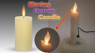 How to make Electronic Candle at Home | Make a Electric Candle | LED Candle Light