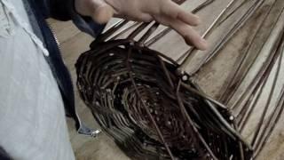 Basket making totorial: How to weave a 3 rod wale