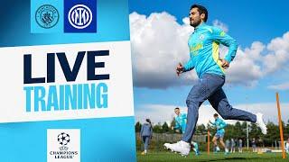 WATCH LIVE TRAINING! CITY V INTER MILAN | CHAMPIONS LEAGUE