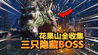 【黑神话悟空】少拿一只没成就！花果山里那些藏的深的BOSS都在那里？| 水木兽 | 毒统领 | 跳浪蛟 | 凤翅将军 | 避水珠 | 凡品大圣套 | 大圣套装