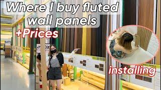 WHERE I BUY FLUTED WALL PANELS + Installing