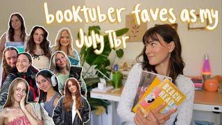 Only reading booktubers favorite books in July | JULY TBR