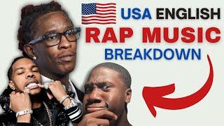 American  English RAP Music Breakdown | Hood to Standard English Explained | Young Thug & Lil Baby