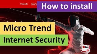 How to Install Micro Trend Internet Security on Windows 10